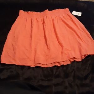 NWT Desert Peach XXL(20) Woven Short Skirt.
